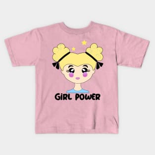 CUTE Girl Power Quotes Kids T-Shirt